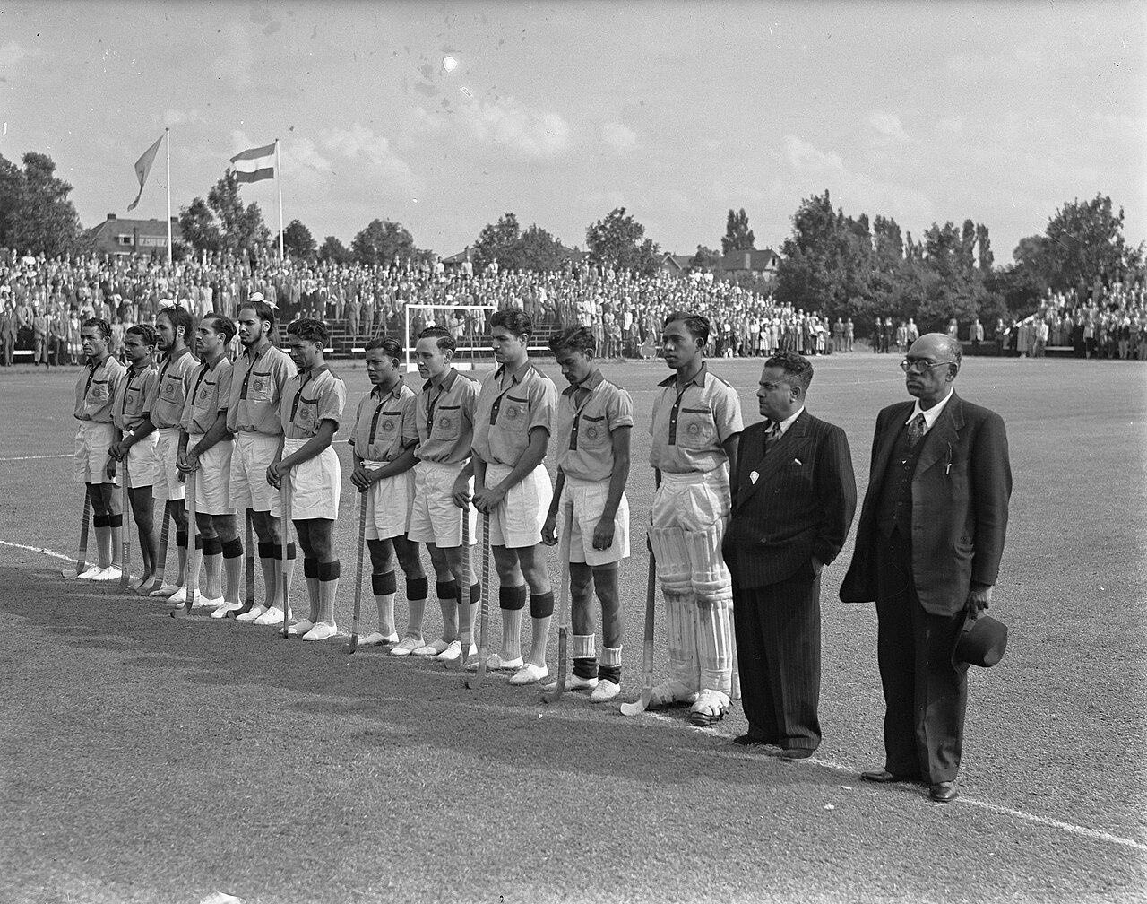 Indian hockey team in action